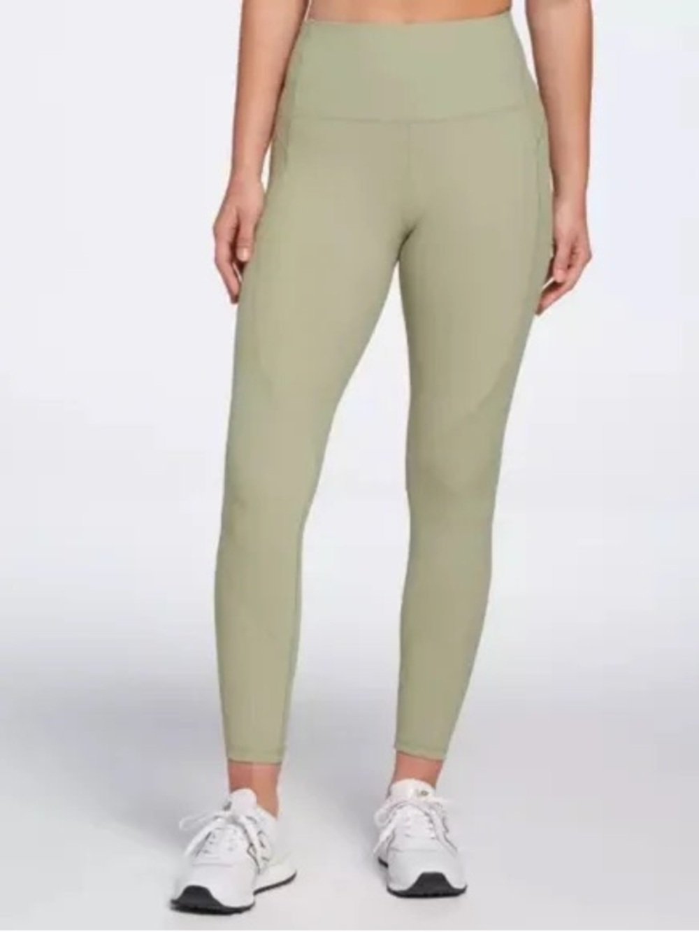 CALIA Stay The Path Green Activewear Leggings Running Yoga Fitness LARGE NWOT